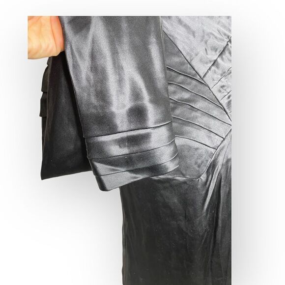 Proenza Schouler Black Silk Long Sleeve Detail Blouse - Picture 2 of 15